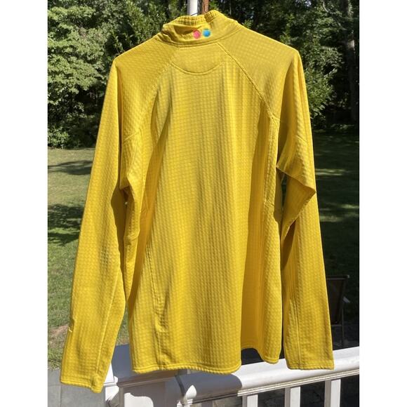 Patagonia R1 Regulator Fleece Pullover Men’s Medium Yellow Waffle Grid Hi-Vis - Picture 9 of 12